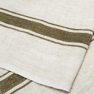 Marseille - Olive Green/Natural Tea Towels