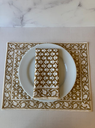 Charlotte Placemats, Caramel