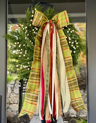 Plaid & Pine Holiday Ribbon Set