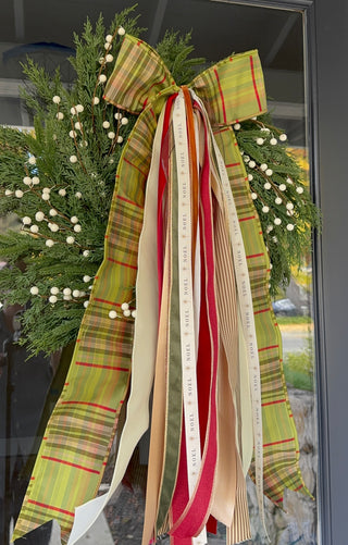 Plaid & Pine Holiday Ribbon Set