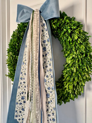 Bluebell Heirloom Wreath Ribbon
