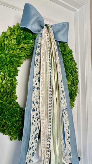 Bluebell Heirloom Wreath Ribbon