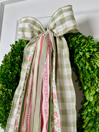 Cottage In Bloom Wreath Ribbon