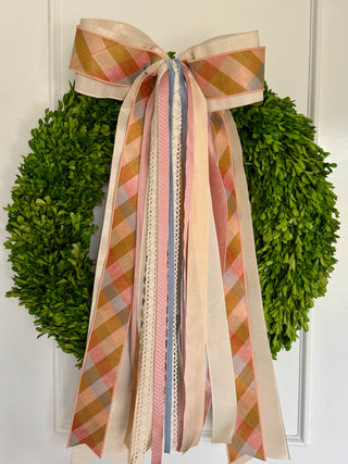 Heirloom Easter Luxury Double Bow Wreath Ribbon