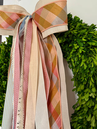 Heirloom Easter Luxury Double Bow Wreath Ribbon