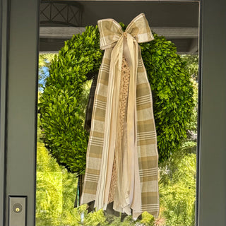 Heirloom Neutral Wreath Ribbon