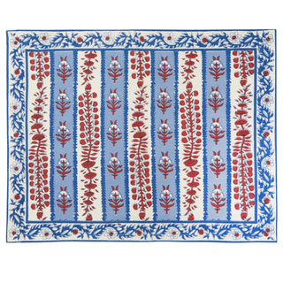 Avignon Placemats Red & Blue, Set of 2