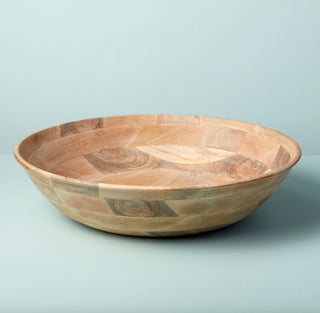 Oversized Mango Wood Bowl