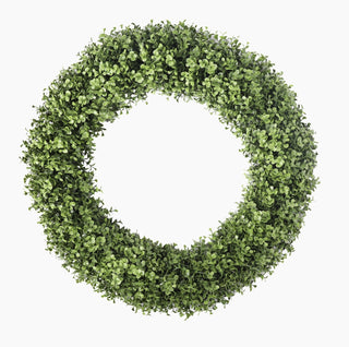 UV Boxwood Round Wreath, 24"
