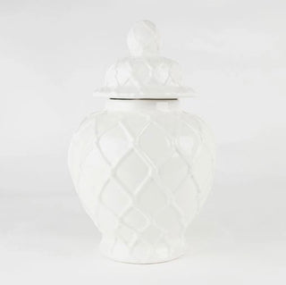 White Ginger Jar, Large