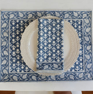 Charlotte Indigo Placemat, Set of 4
